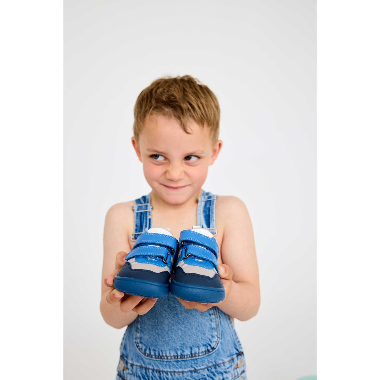 Bisgaard Navy Barefoot Elroy First Step Skor