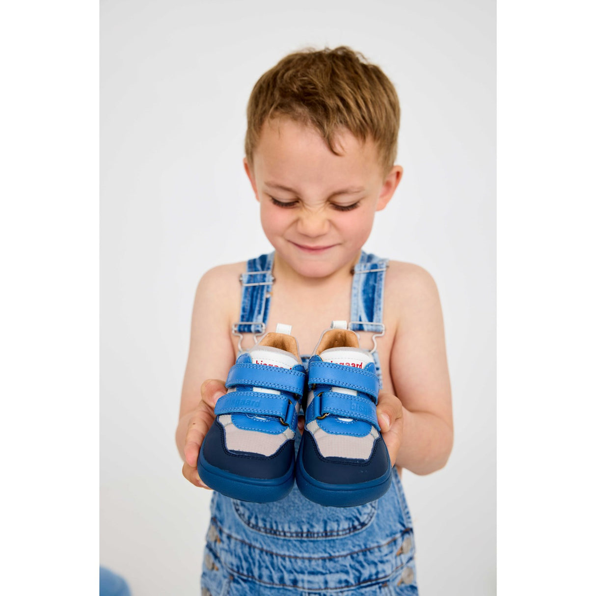 Bisgaard Navy Barefoot Elroy First Step Skor