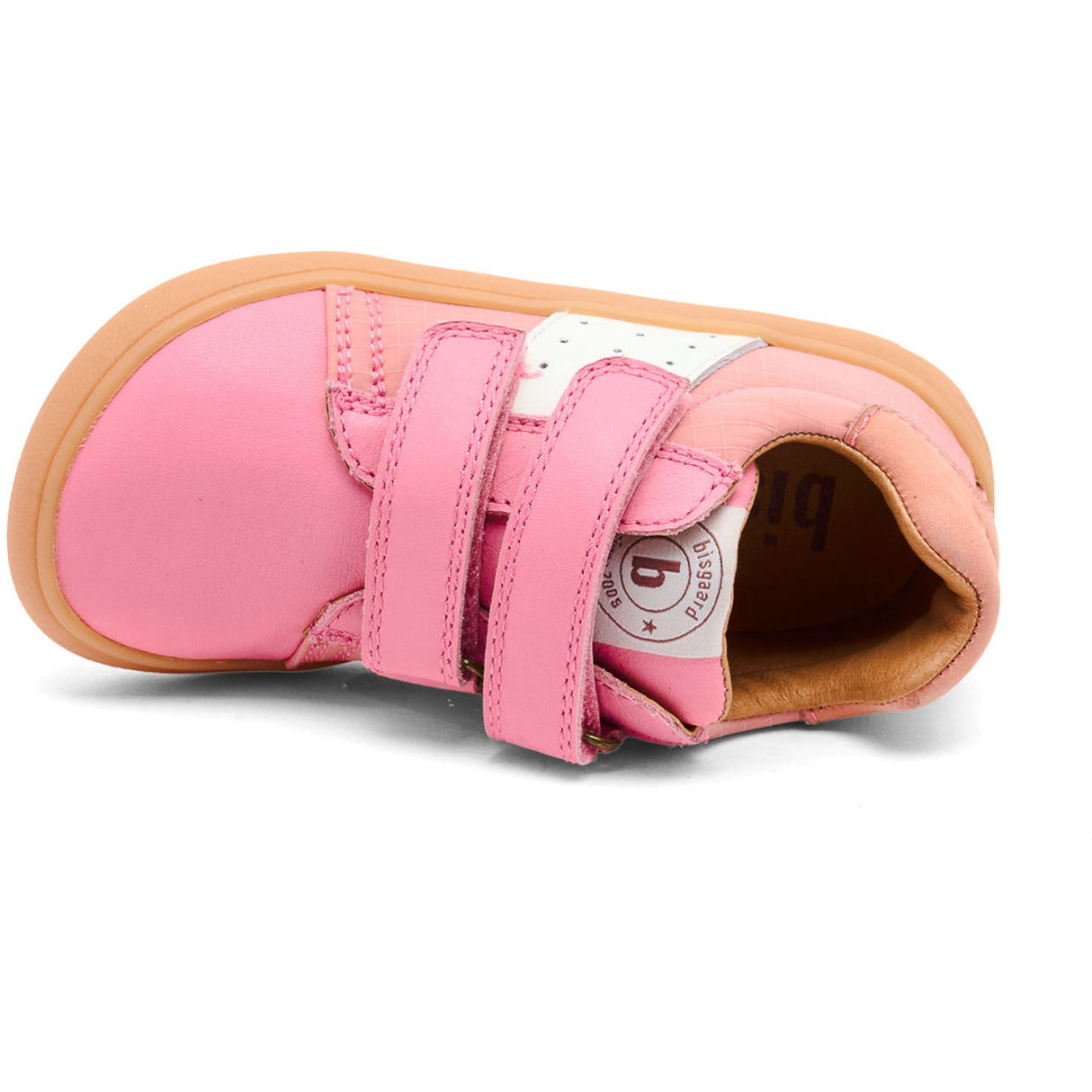 Bisgaard Pink Barefoot Ricco Kardborreband Skor