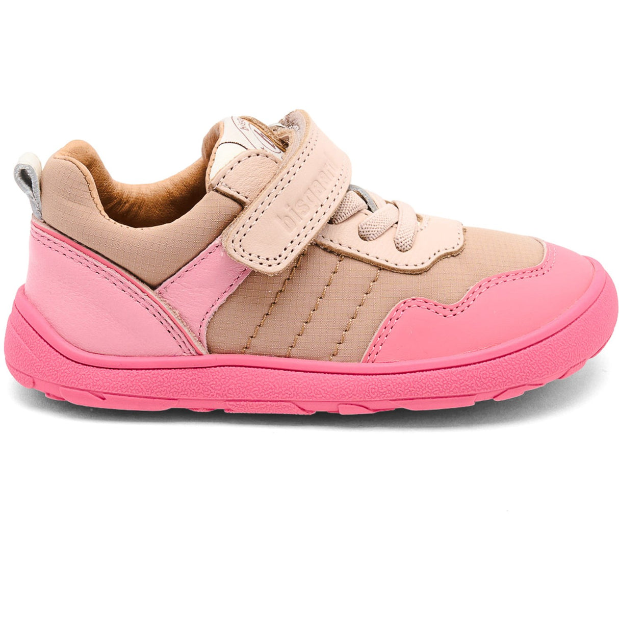 Bisgaard Pink Barefoot Baloo Kardborreband Skor