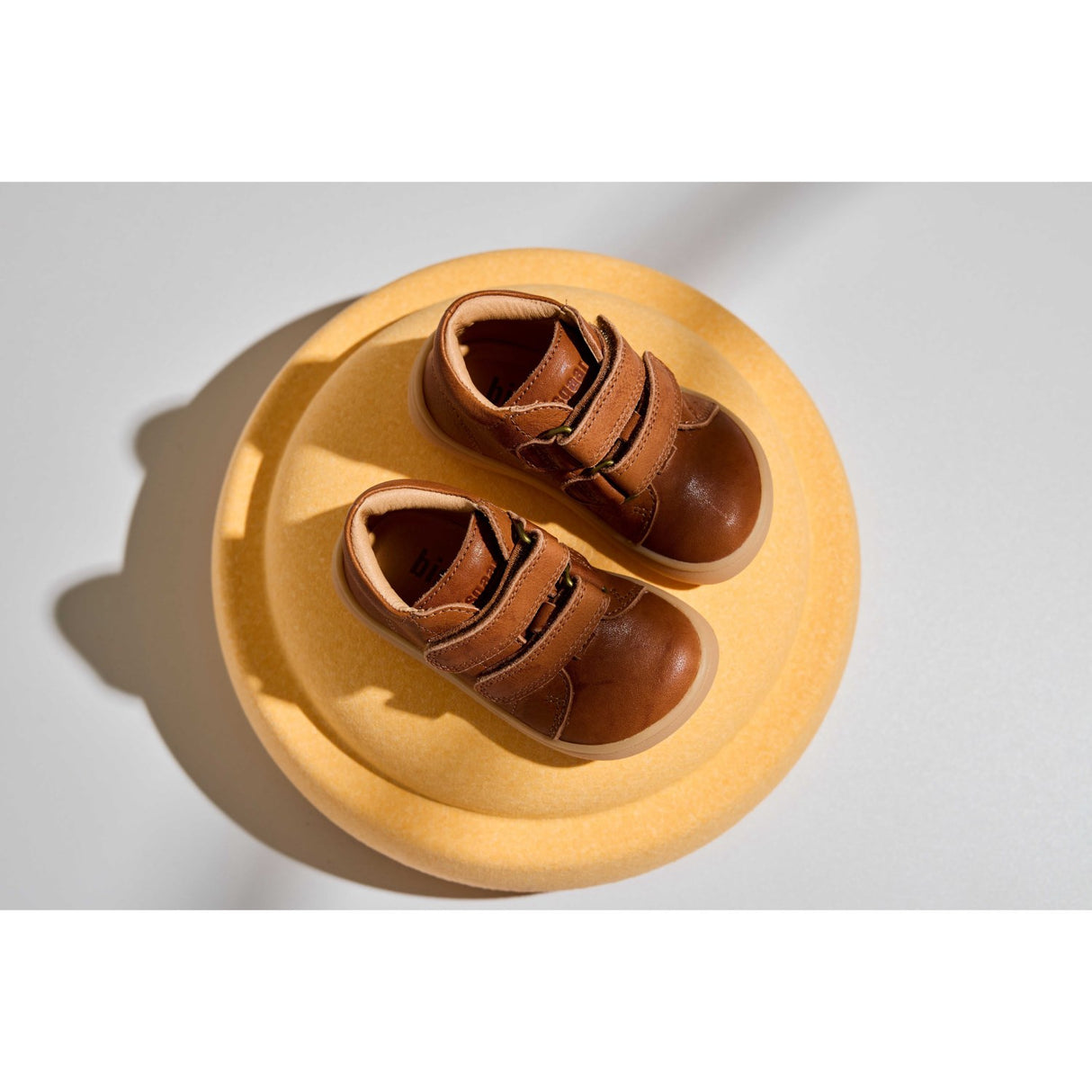 Bisgaard Cognac Barefoot Dex First Step Skor