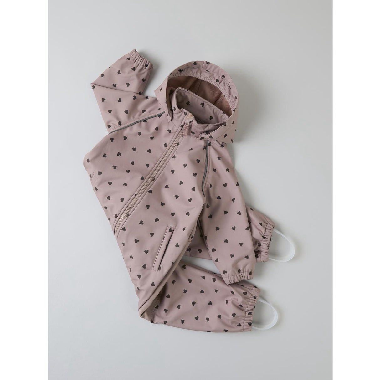 Name It Woodrose Hearts Nmfalfa08 Softshell Dräkt AOP 1Fo Noos