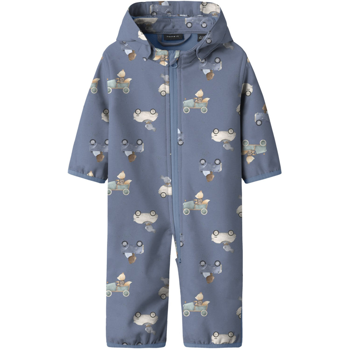 Name It Country Blue Cute Explorer Nbmalfa08 Softshell Dräkt AOP Fo