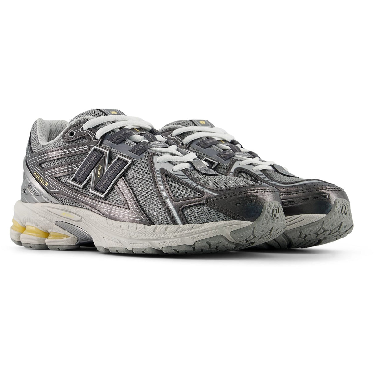 New Balance Dark Silver Metallic New Balance 1906 Kids Lace