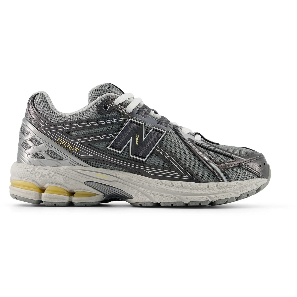 New Balance Dark Silver Metallic New Balance 1906 Kids Lace