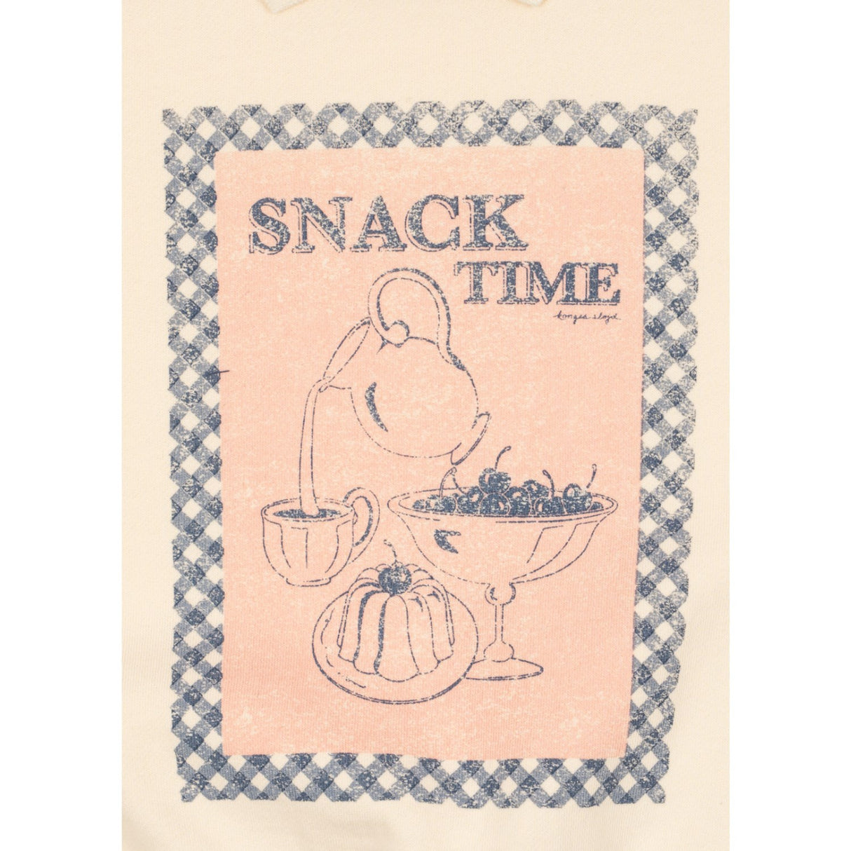 Konges Sløjd Buttercream Spotty Ls Pikétröja Gots