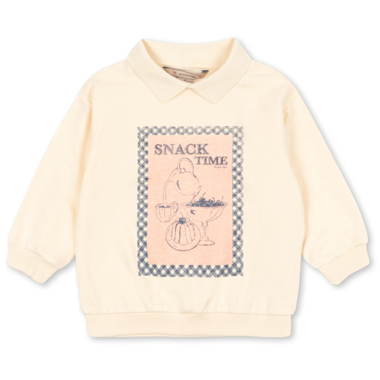 Konges Sløjd Buttercream Spotty Ls Pikétröja Gots