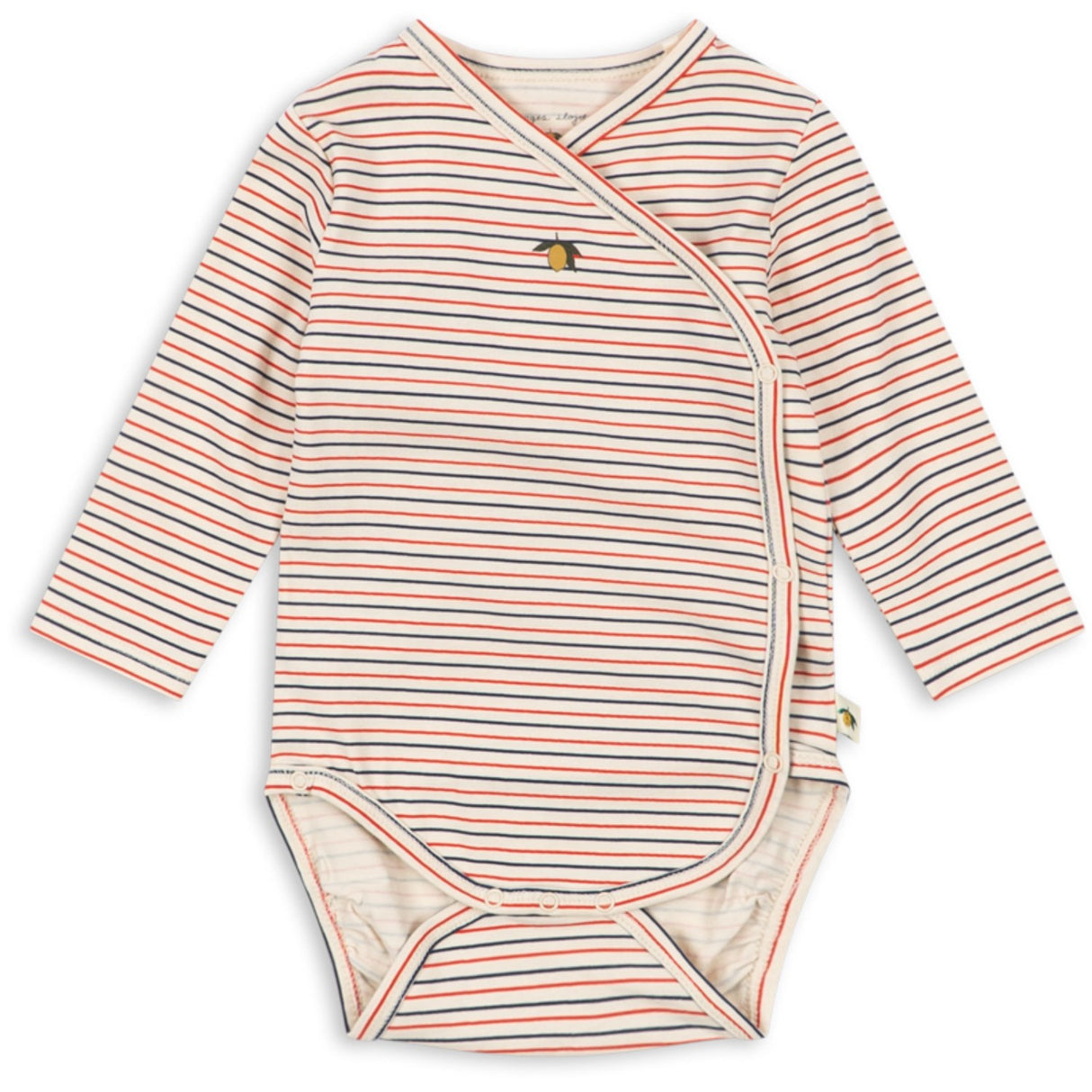 Konges Sløjd Stripe Tricolore Petit Basic Ls Newborn Body Gots