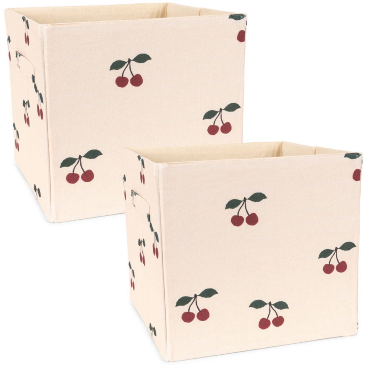 Konges Sløjd Cherry Tyg Förvaring Baskets 2 Pcs