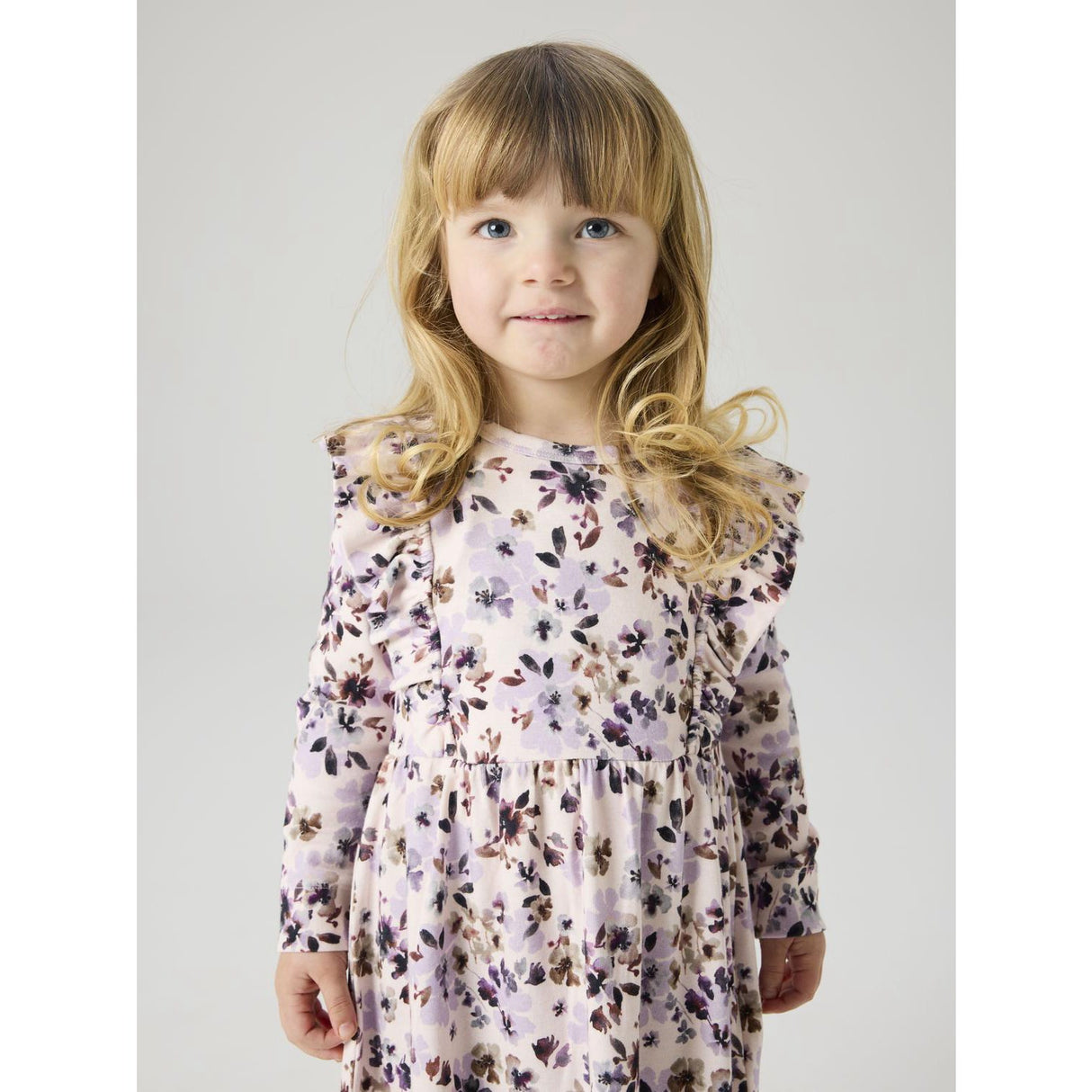 Name It Calcite Grape Compote/Shopping Bag Nmfkayla Ls Klänning Xnoos