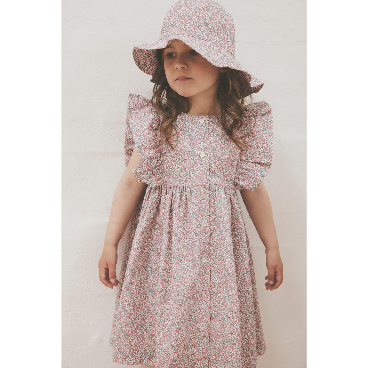 Huttelihut Plumeria Klänning Ss In Liberty Tyg