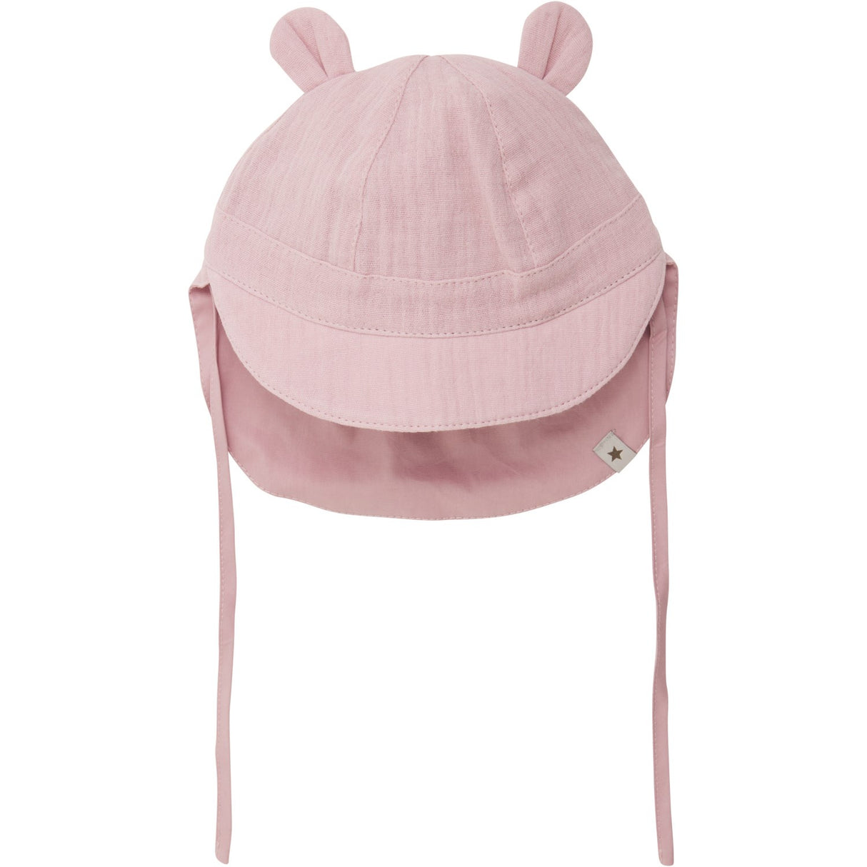 Huttelihut Pale Mauve Summer Mössa Ears Muslin