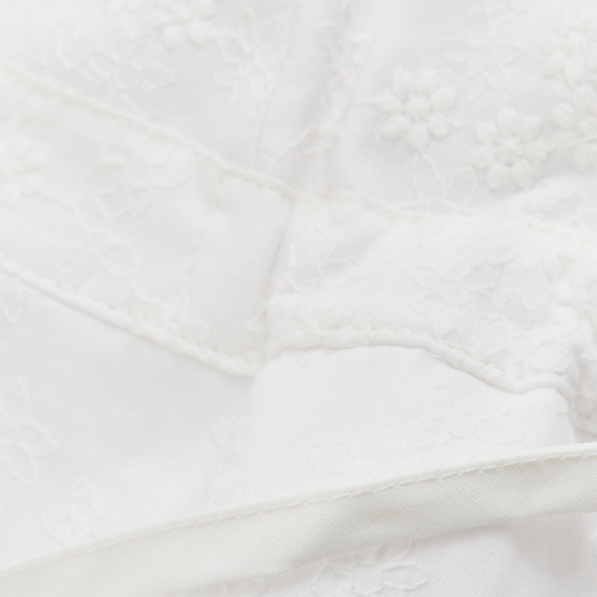 Huttelihut Antique White Summer Mössa Embroidery