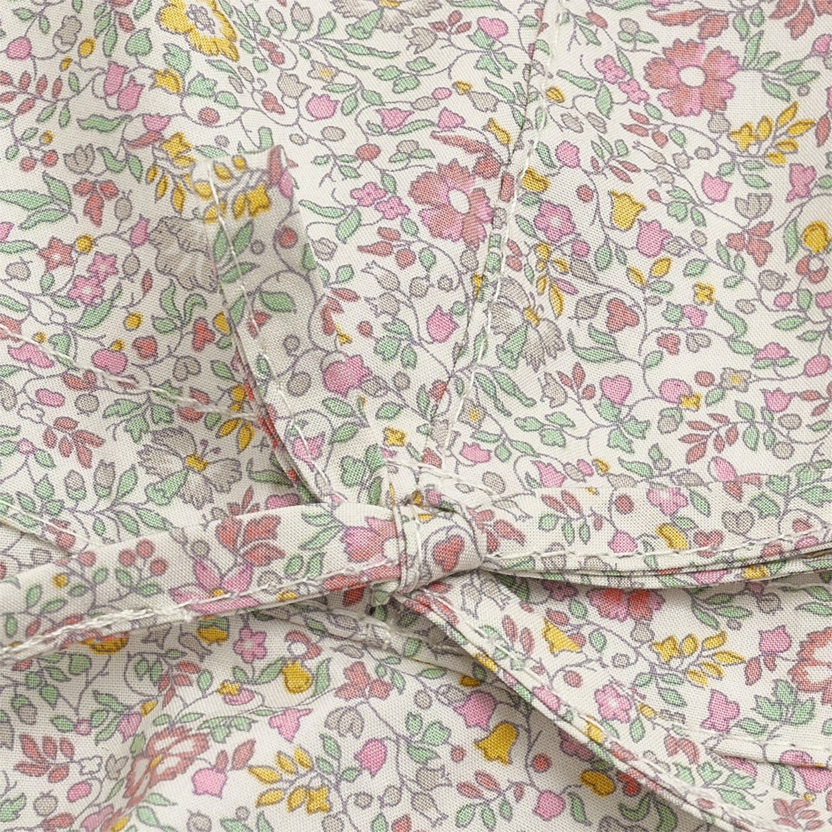 Huttelihut Double Cream Summer Mössa In Liberty Tyg