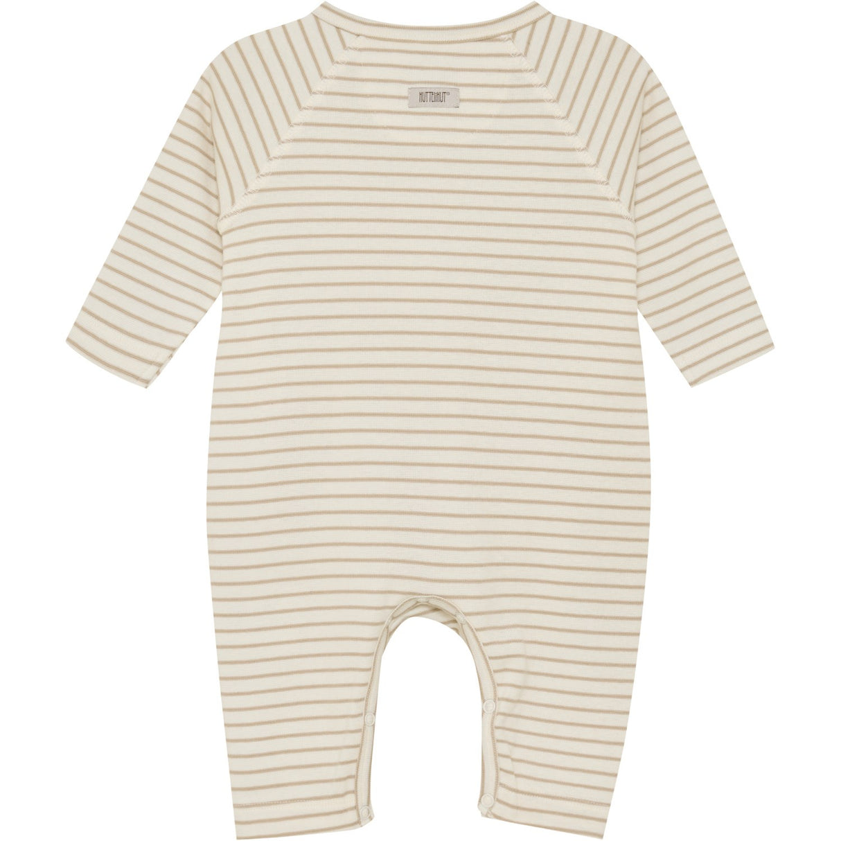 Huttelihut White Pepper Romper Ls Yd Stripe