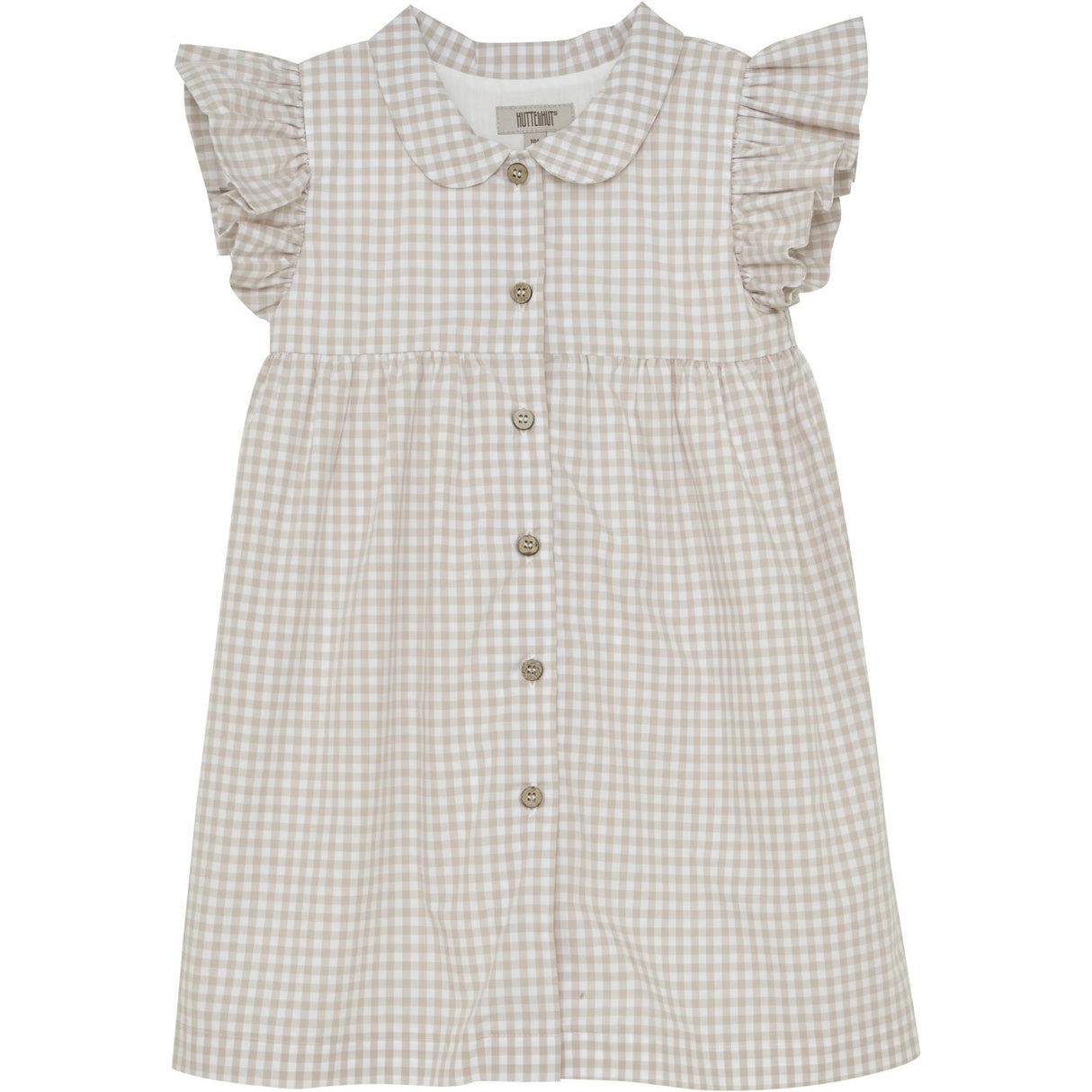 Huttelihut White Pepper Klänning Ss Woven Check