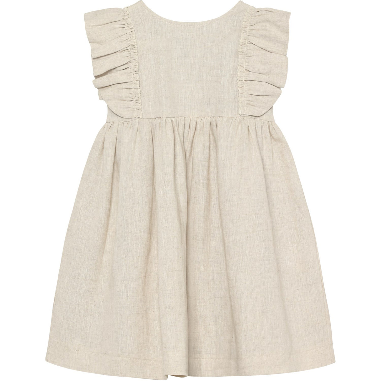Huttelihut Antique White Klänning Ss Linne