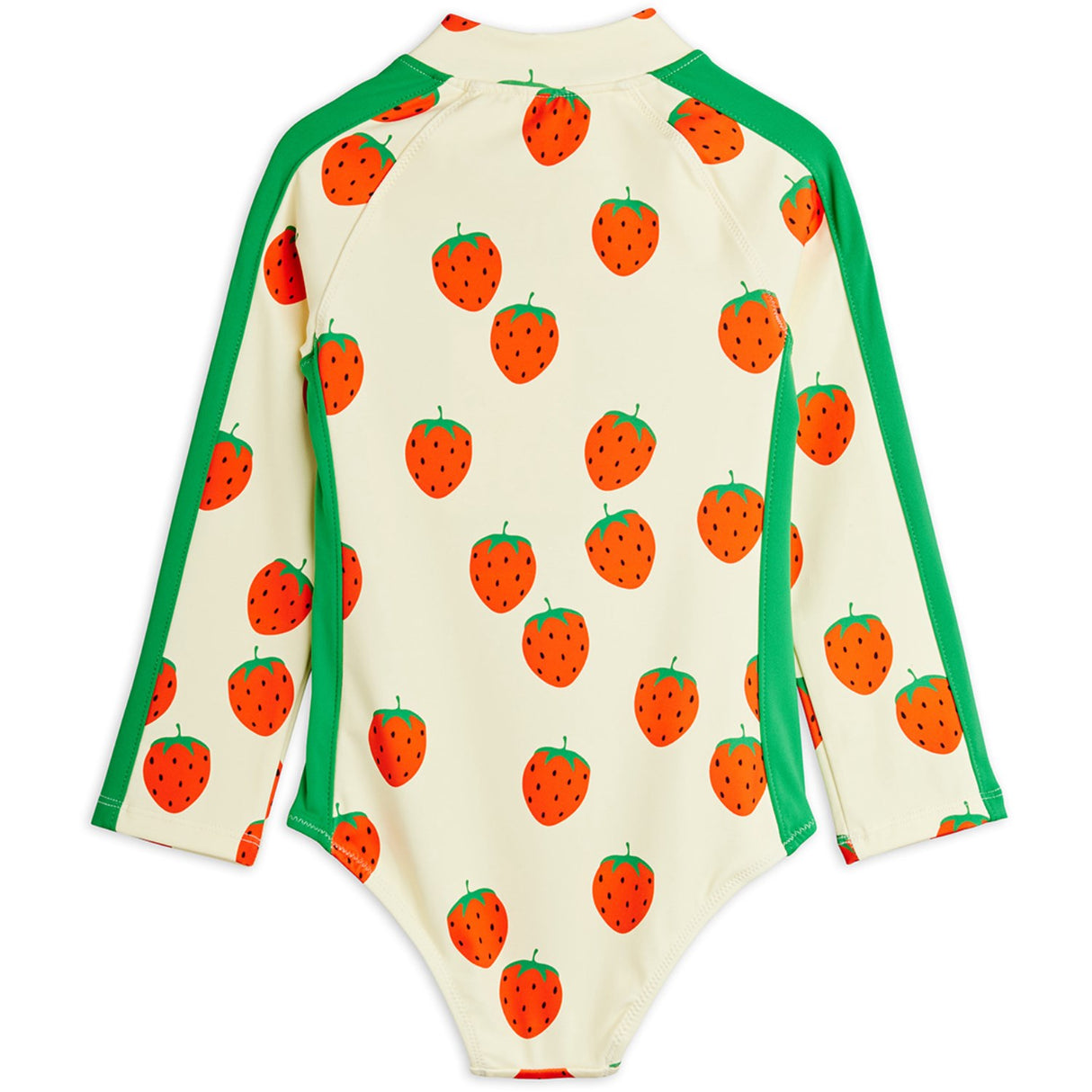 Mini Rodini Off-white Strawberries AOP Ls Uv Baddräkt