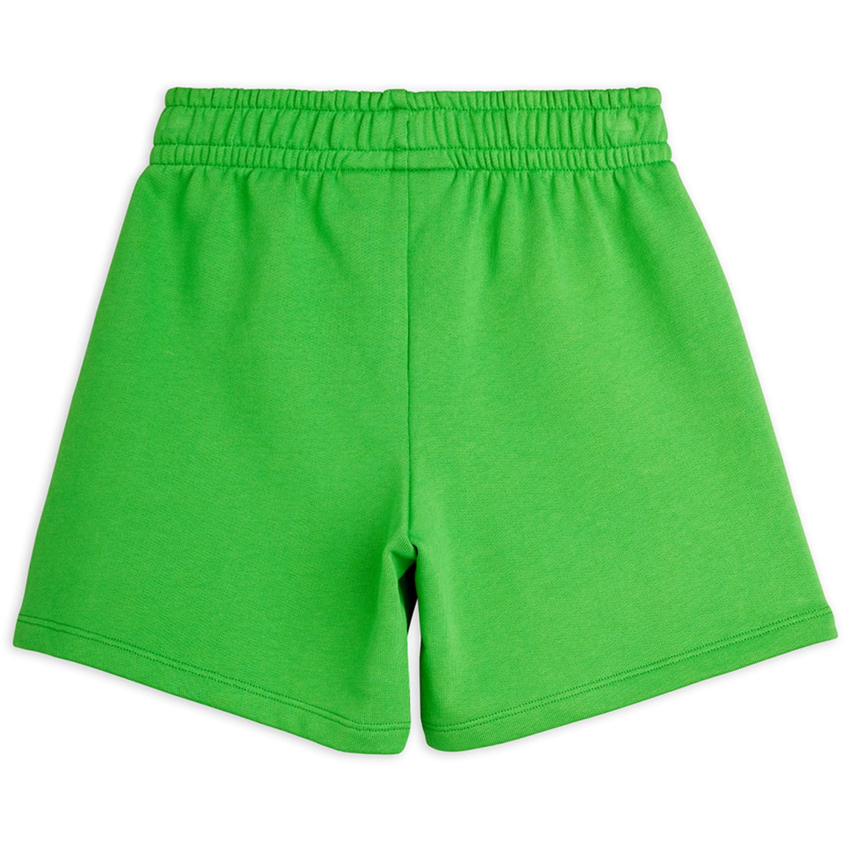 Mini Rodini Green Plain Piping Sweatshorts