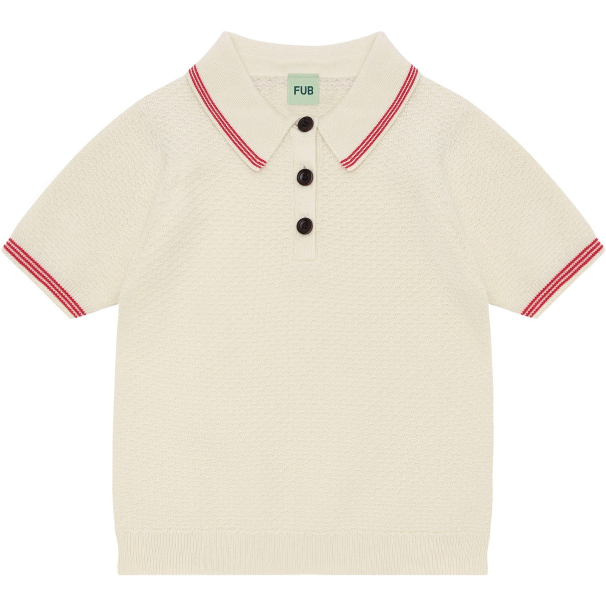 FUB Ecru Pique Pikétröja