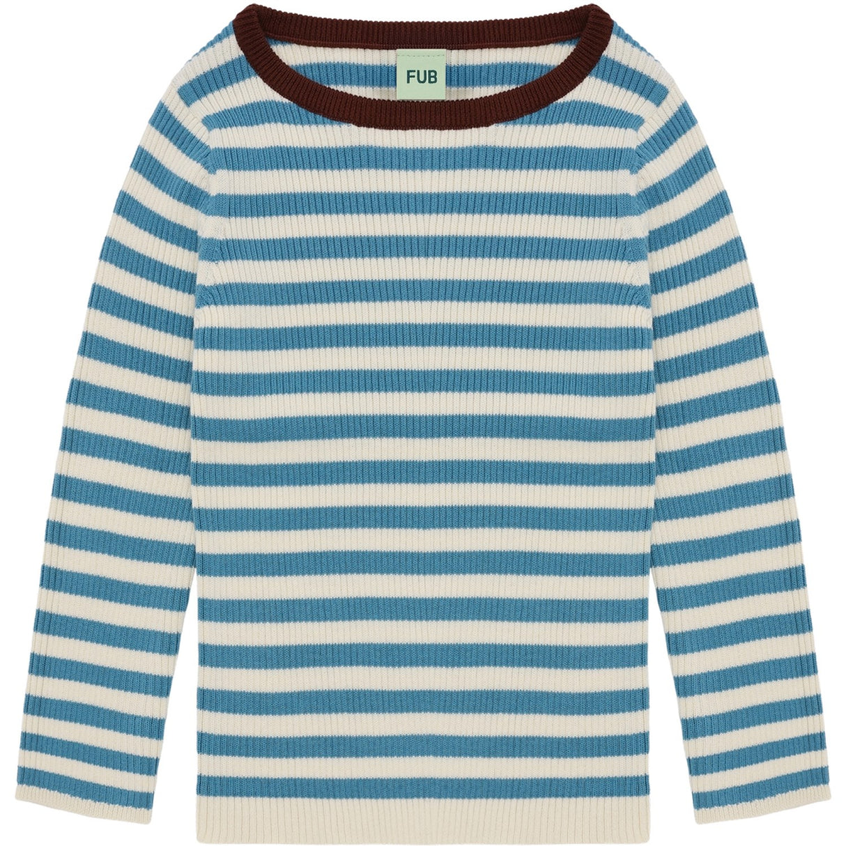 FUB Ecru/Sea Rib Blus