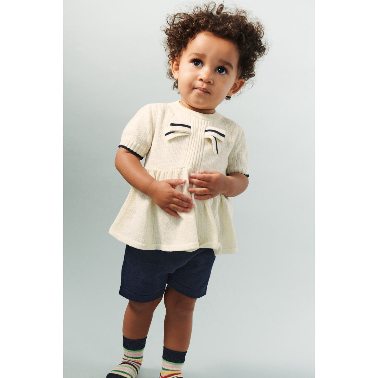 FUB Ecru Rosett Topp