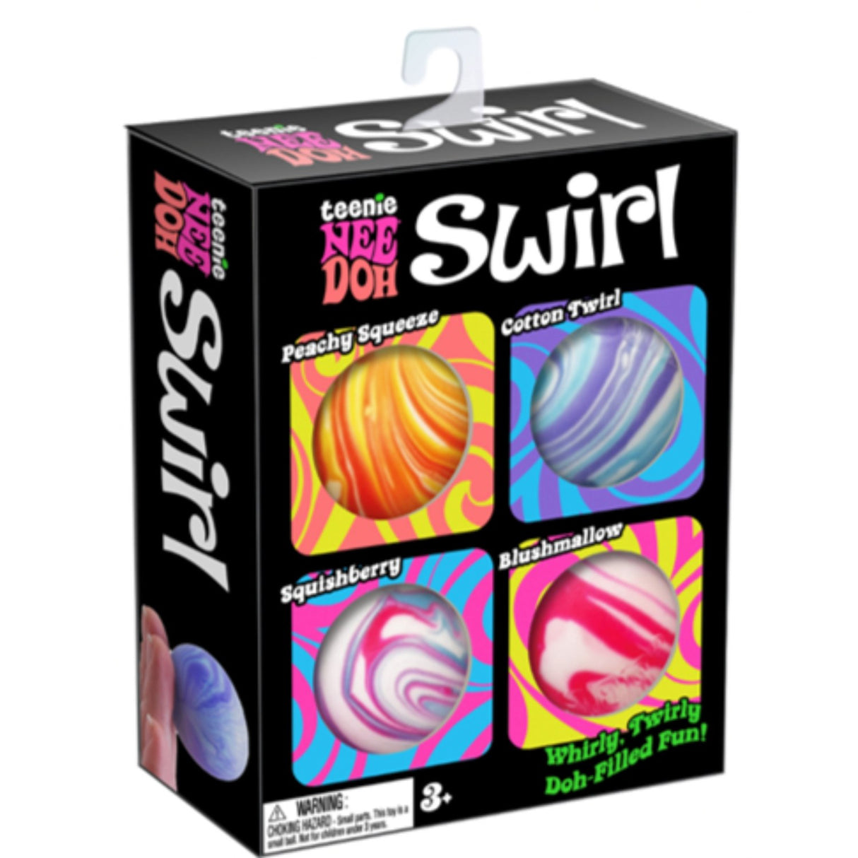 NeeDoh Teenie Swirl 4 -Pack CDU