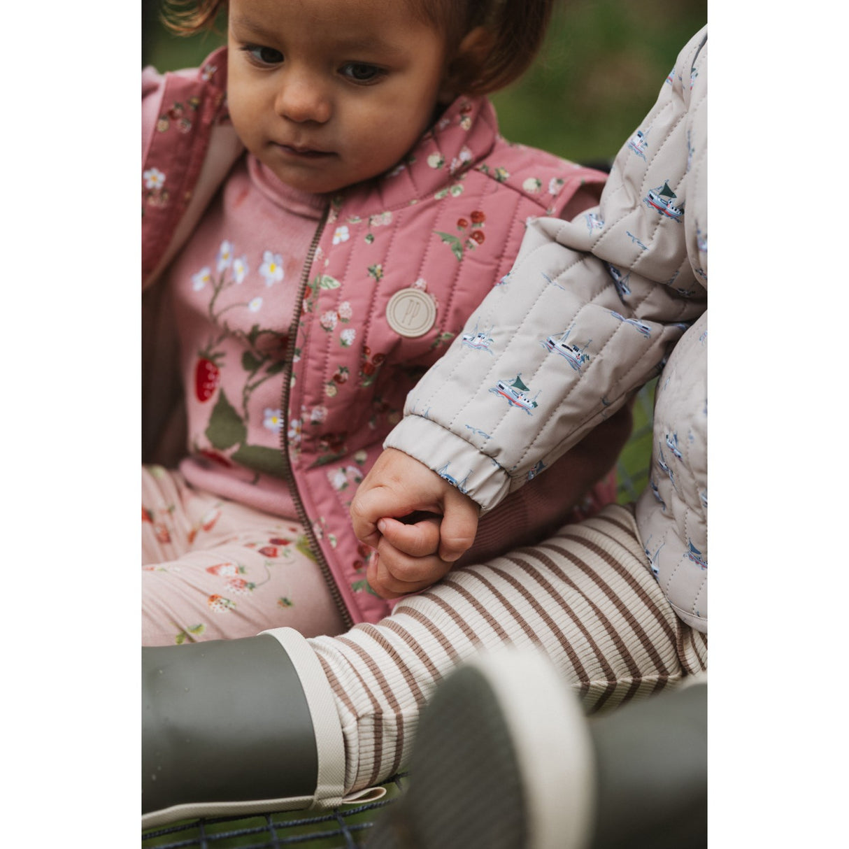 Petit Piao Dusty Rose PPEllen Stickad Pullover