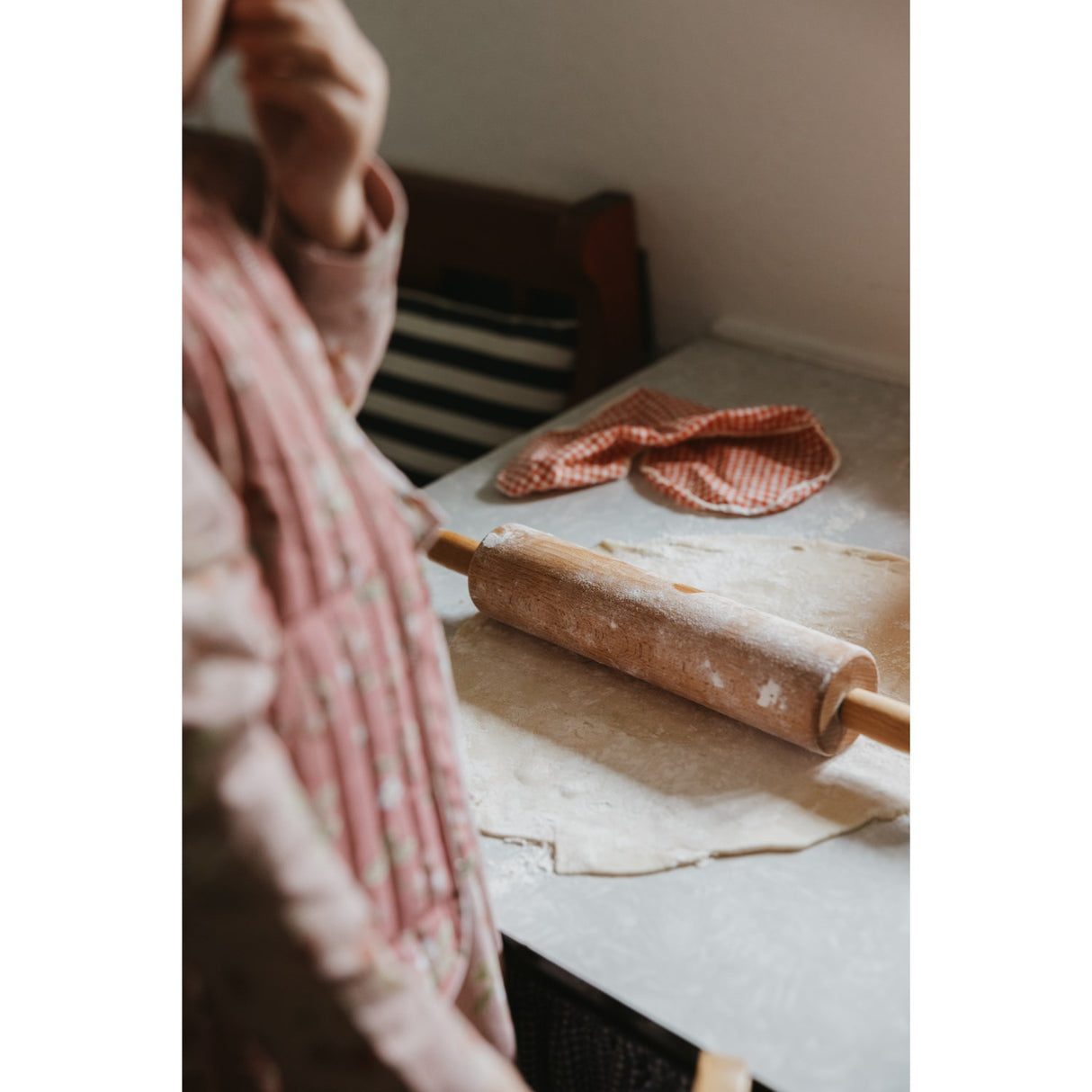 Petit Piao Dusty Rose PPEllen Stickad Pullover