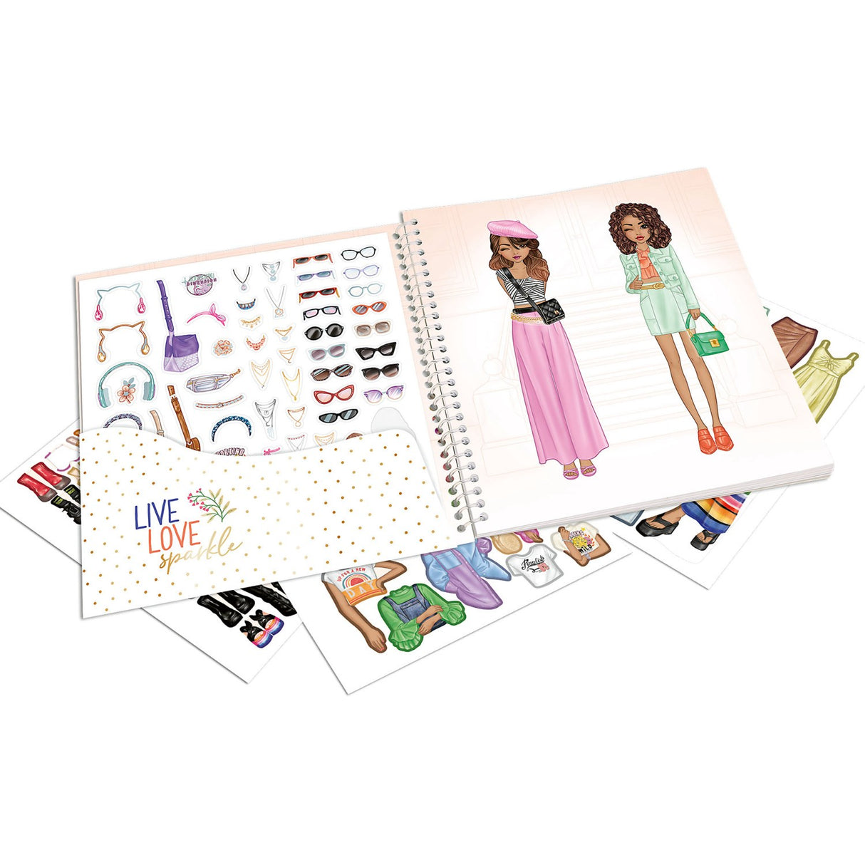 TOPModel Dress Me Up Stickersbog