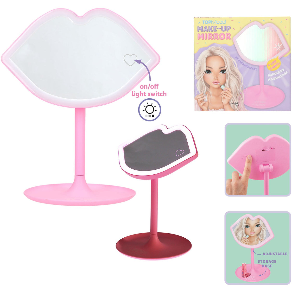 TOPModel Candy Glam Make-Up Spegel M/LED