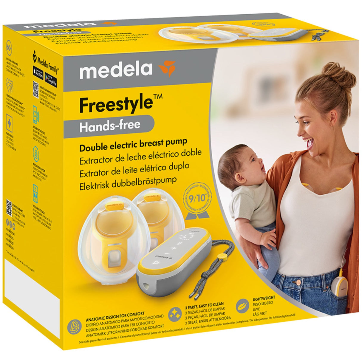 medela Freestyle Hands-Free Dubbel Elektrisk Bröstpump
