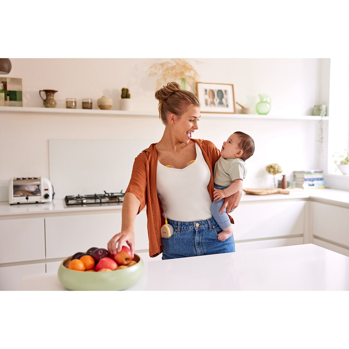 medela Freestyle Hands-Free Dubbel Elektrisk Bröstpump