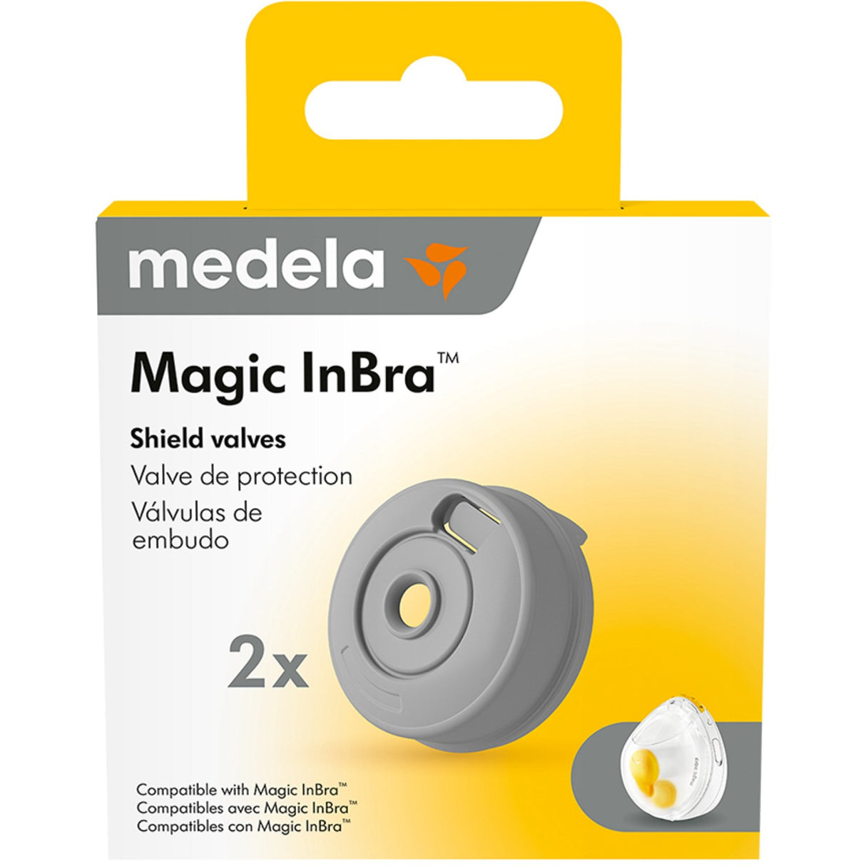medela Magic Inbra Tragtventiler