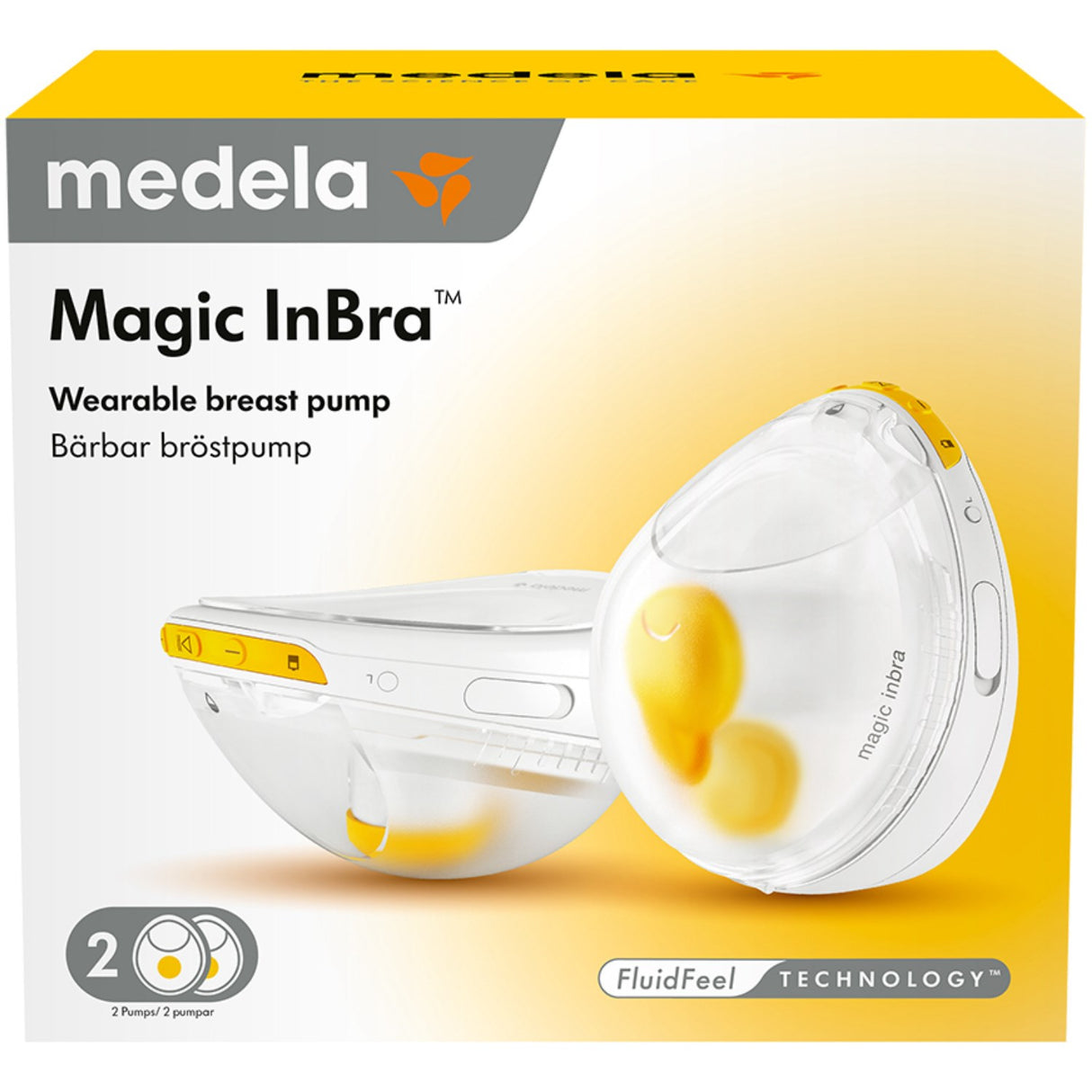 medela Magic Inbra Bærbar Dubbel Elektrisk Bröstpump