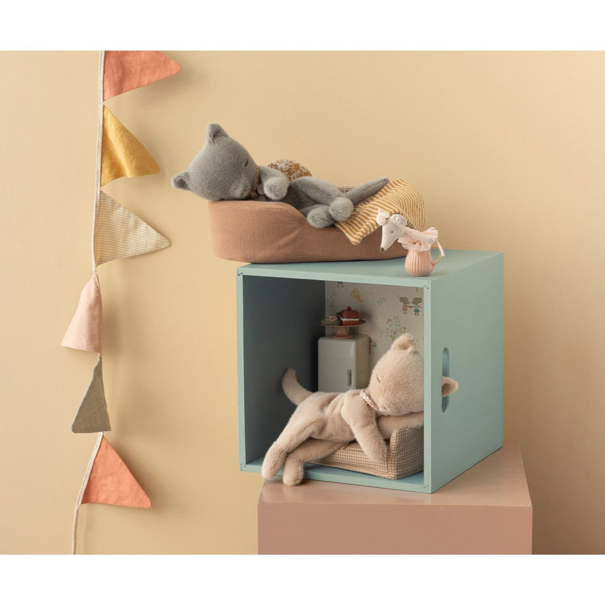 Maileg Sovende Killing, Plys, Small - Fersken