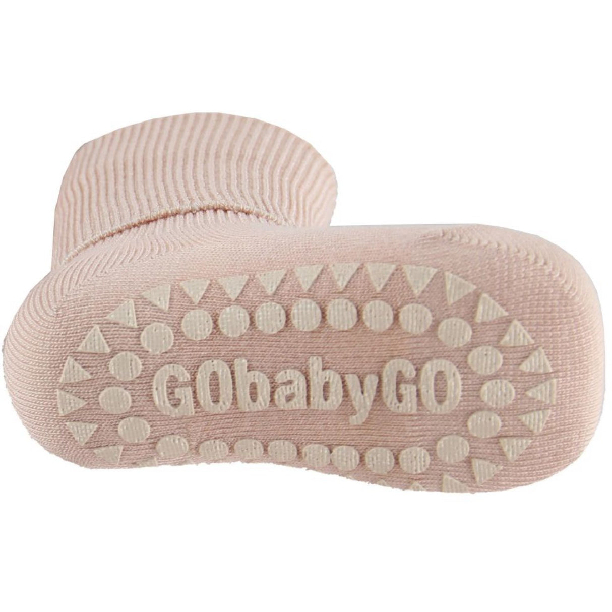 GObabyGO Bamboo Strumpor Antislip Soft Pink