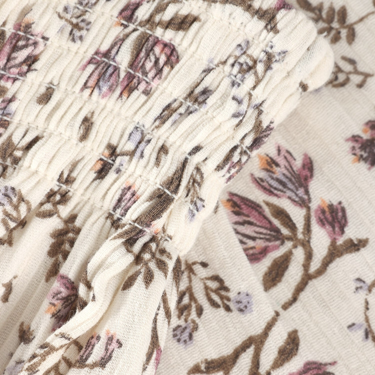 En Fant Eggnog Kjol Floral Woven