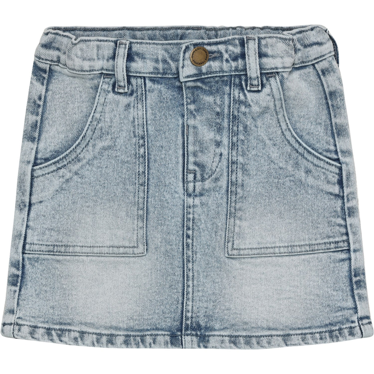 En Fant Light Blue Denim Kjol Denim