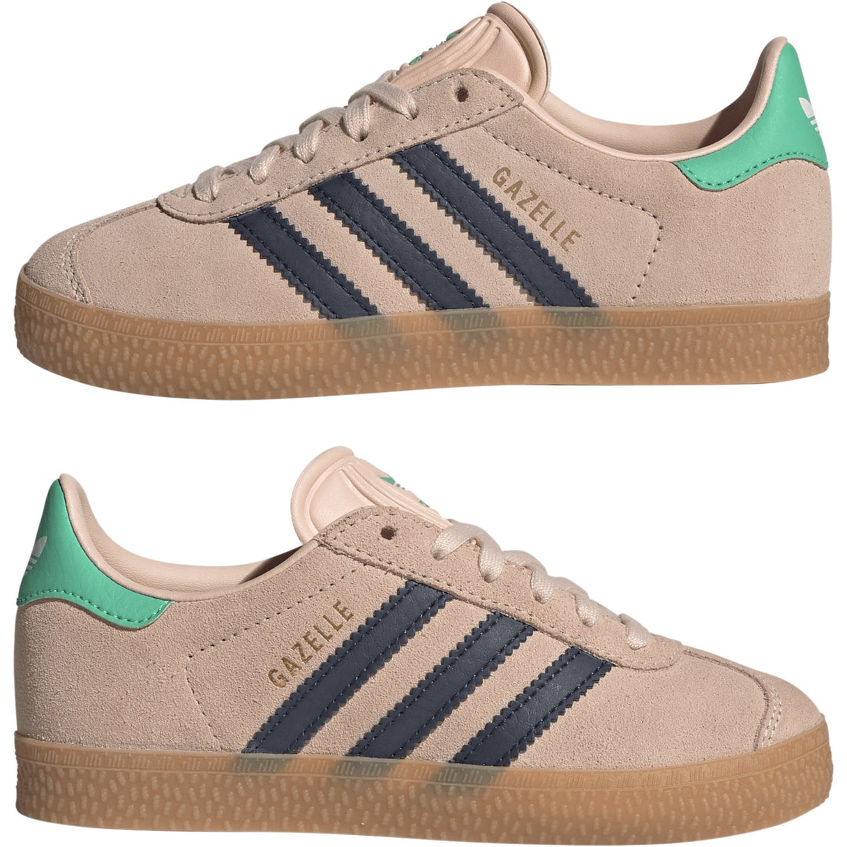 adidas Originals Blush Pink/Night Indigo/Hi-Res Green Gazelle C Sneakers
