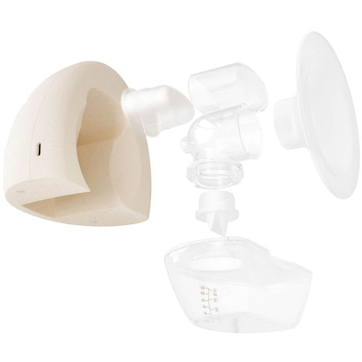 Neno Hvid Bröstpump Perla Håndfri