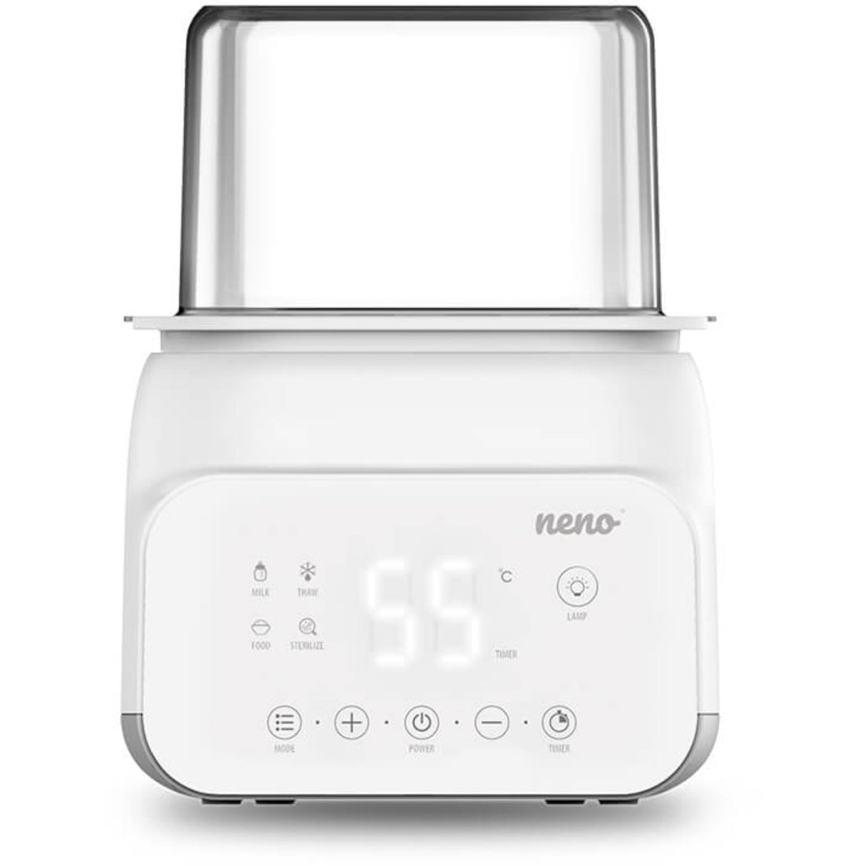 Neno Hvid Sterilisator Og Flaskvärmare Vita