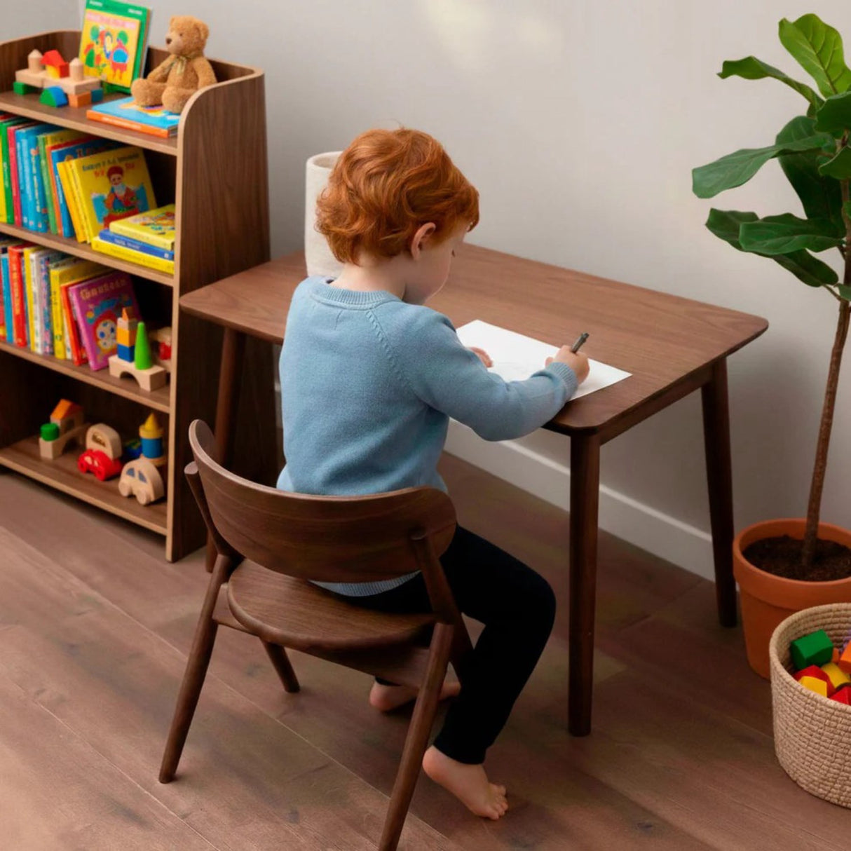 Curve Lab Walnut/Valnød Small Stol