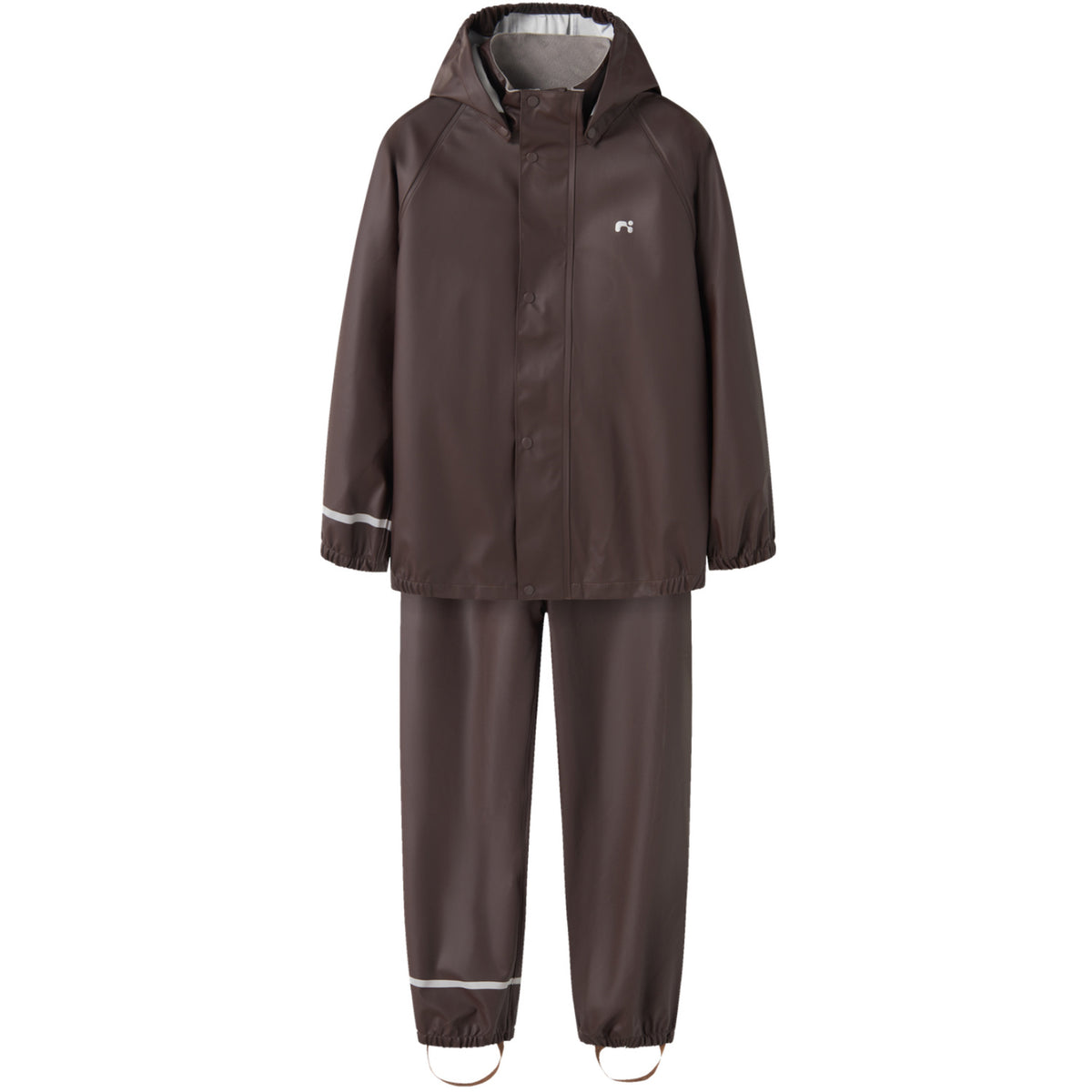 Name It Seal Brown Nkndry10 Rain Sett Fo Noos