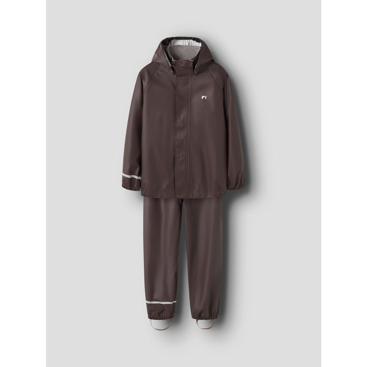 Name It Seal Brown Nkndry10 Rain Sett Fo Noos