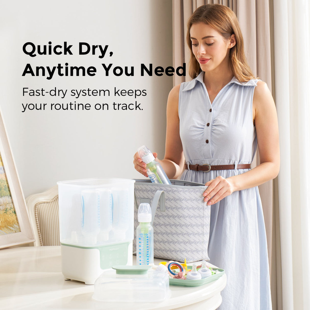Momcozy BS04 4-in-1 Flaska Sterilizer And Dryer
