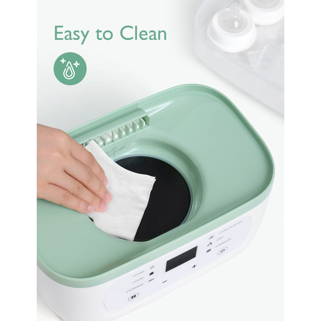 Momcozy 8-in-1 Electric Steam Baby Flaska Sterilizer