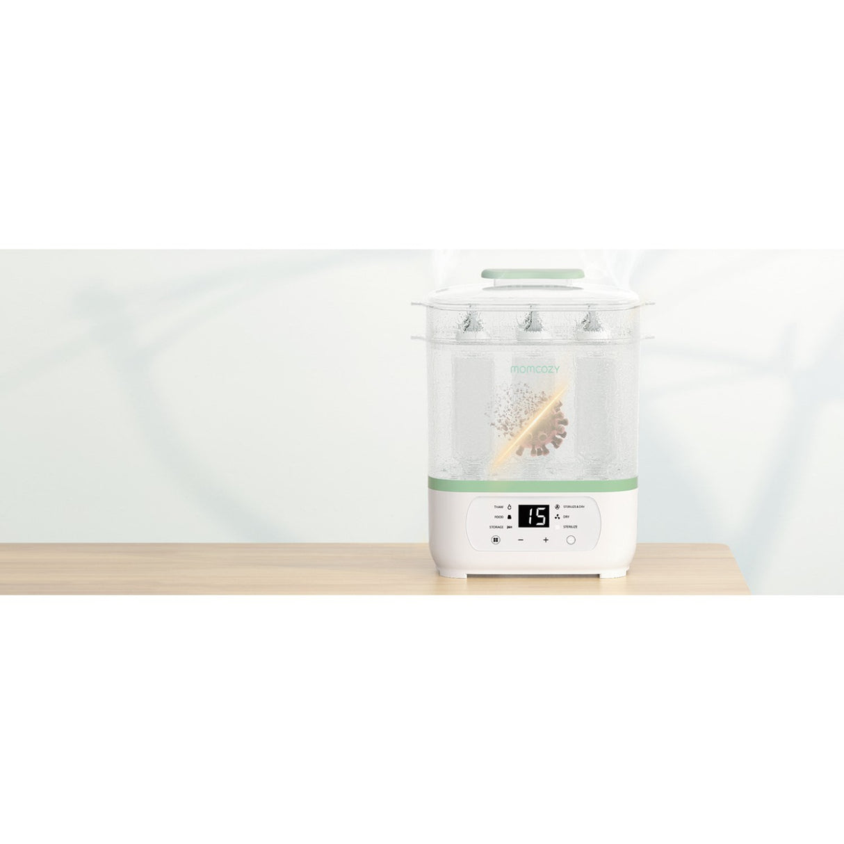 Momcozy 8-in-1 Electric Steam Baby Flaska Sterilizer