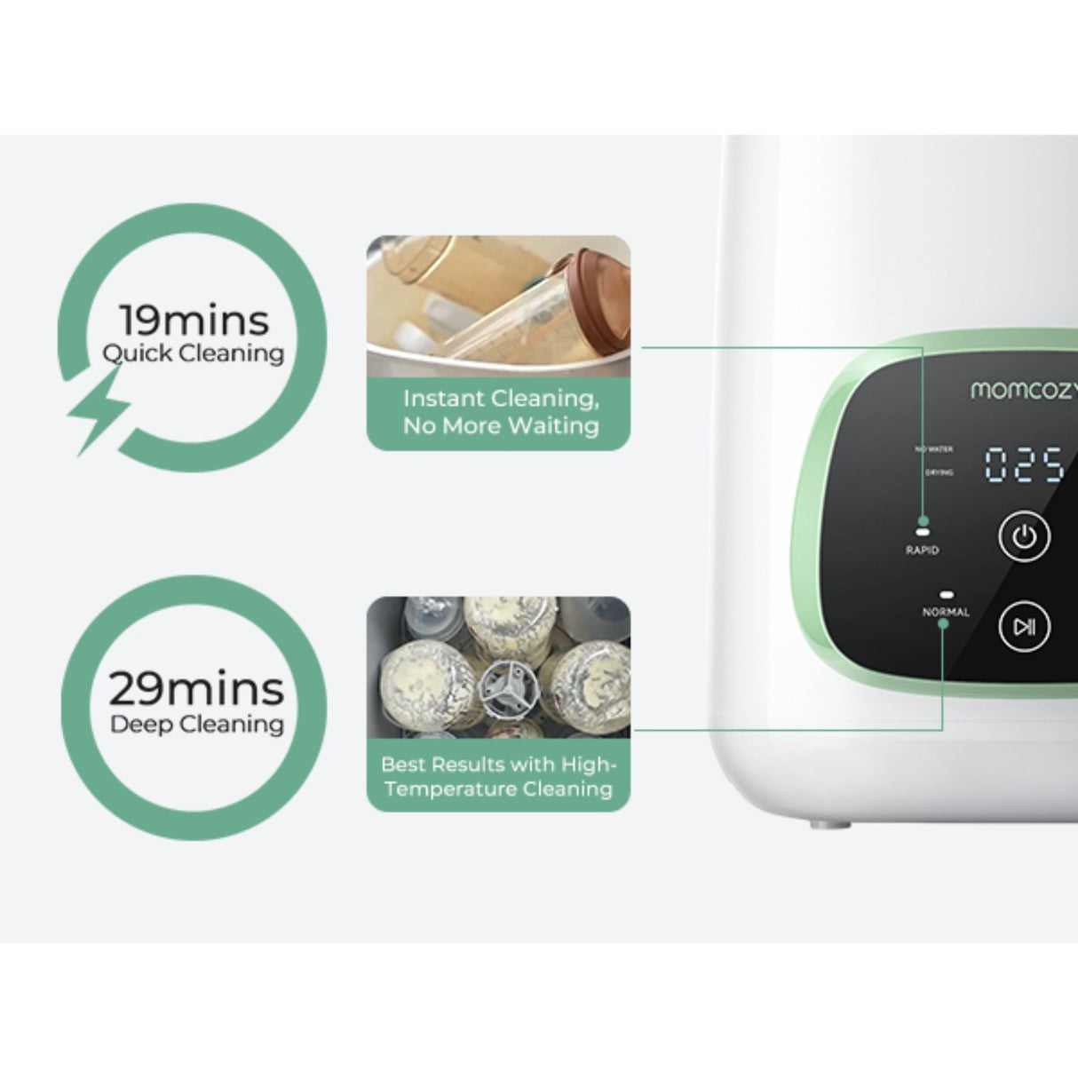 Momcozy KleanPal Pro Baby Flaska Washer