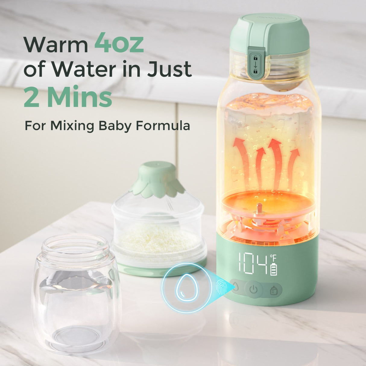 Momcozy Portable Breast Milk & Water Warmer For Travel